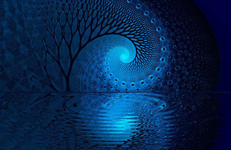 Fractal : Abs(Log(Cos(Log(Z^C)))) #01