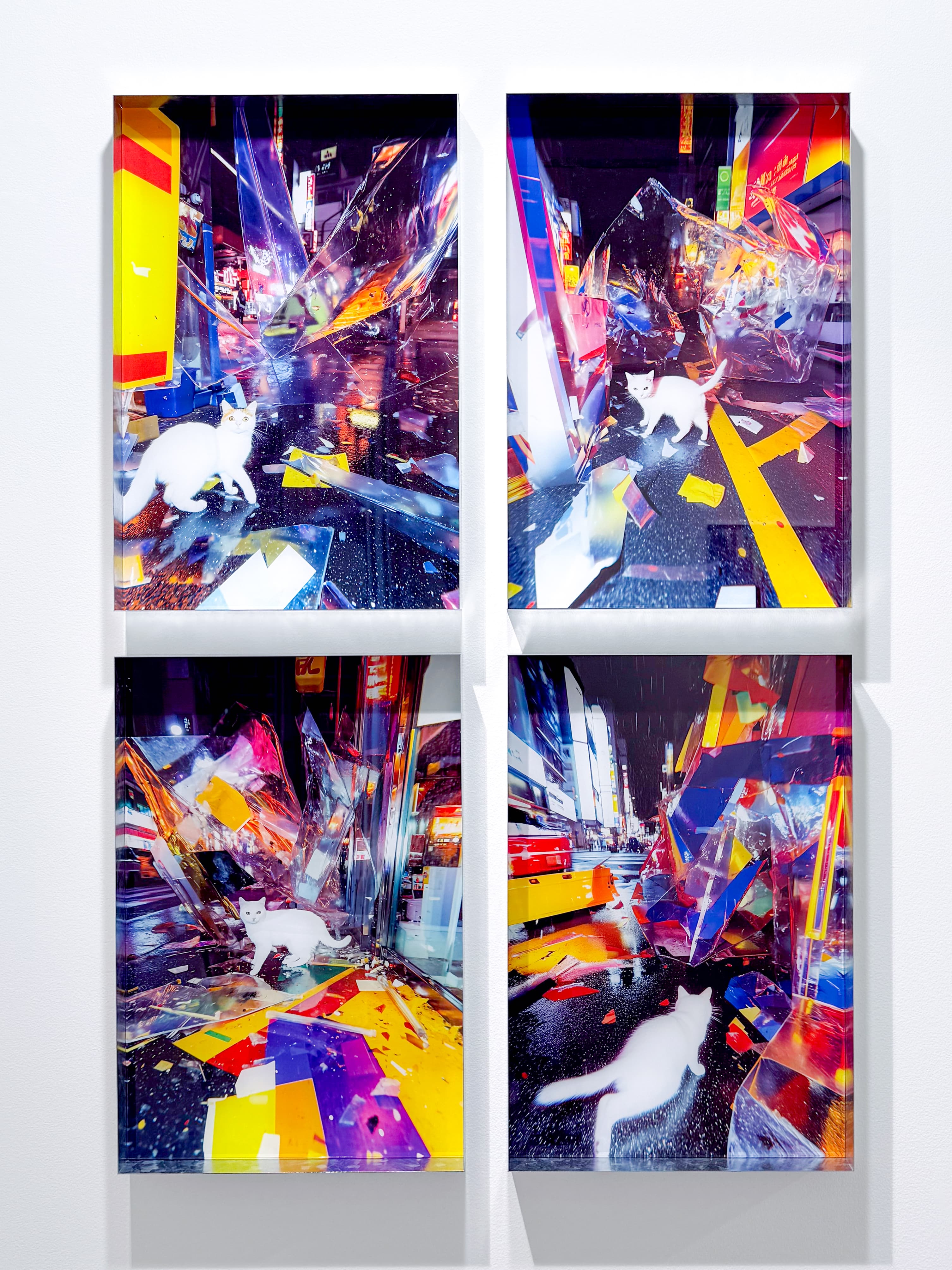 Tokyo Debris Cat Rain Night (Vary Strong)